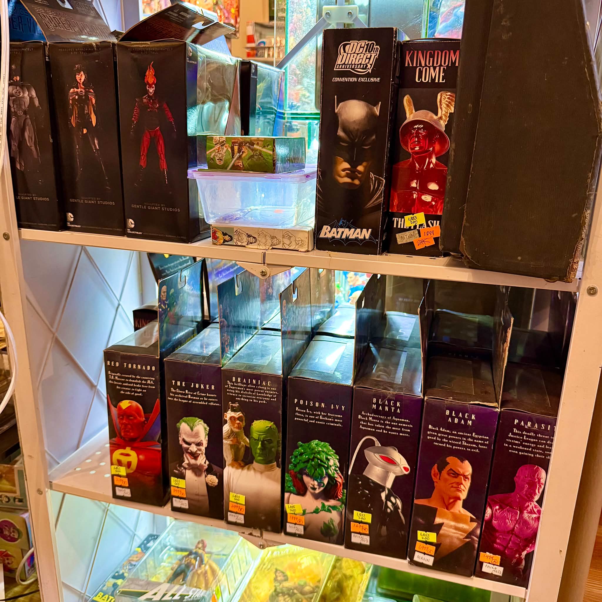 DC Direct Shelves